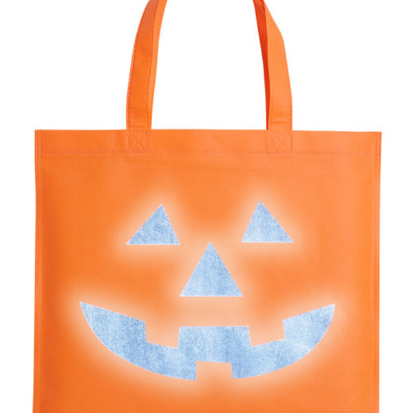 Halloween Pumpkin Reflective Tote Bag Thumbnail