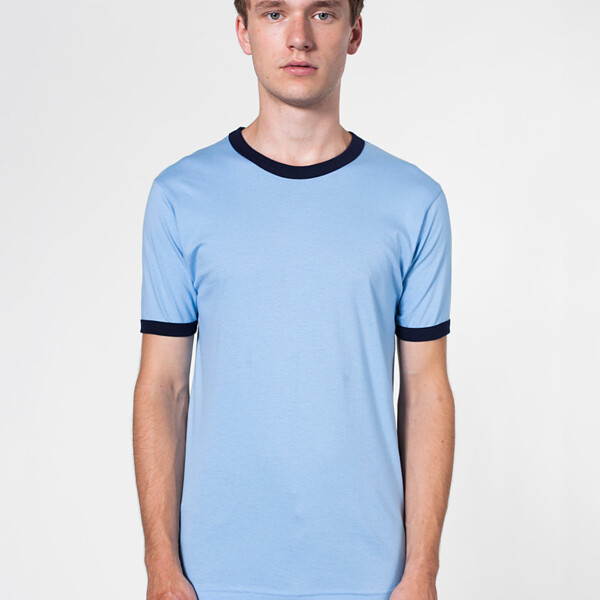 2410 Fine Jersey S/S Ringer T-Shirt Thumbnail
